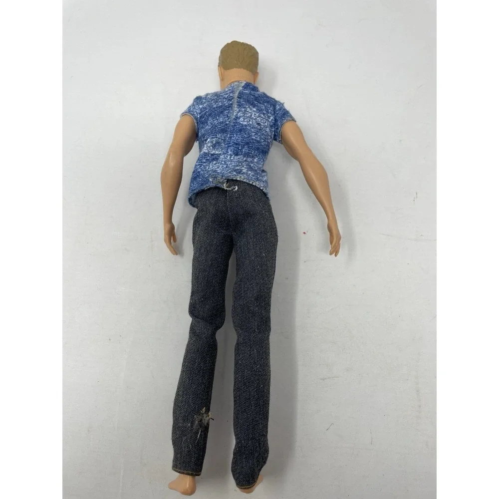 2015 Mattel Ken Fashionistas Doll DGY67 Blonde Hair Blue‎ Shirt Jeans 12